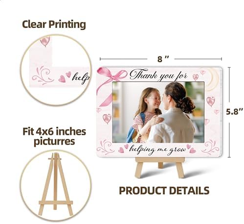 DETIHO 4x6 Photo Frame with Easel Stand