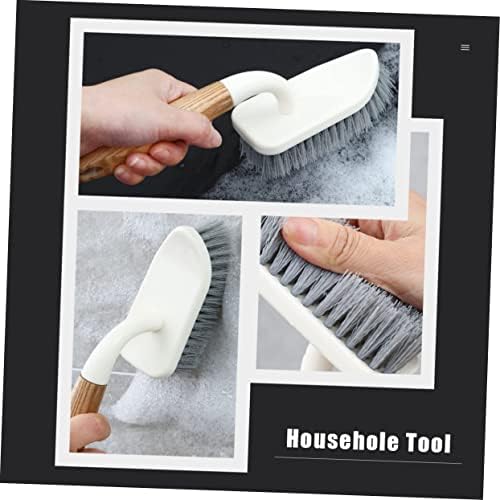 Hoement 2pcs Hard Bristle Floor Brush Set