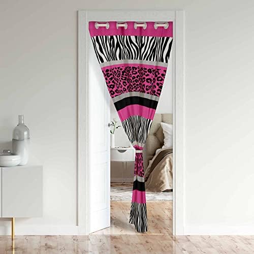 Leopard Zebra Door Curtain for Privacy and Style
