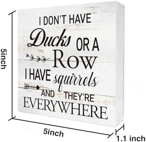 Funny Office Quote Wooden Box Sign 5x5 Inch 1