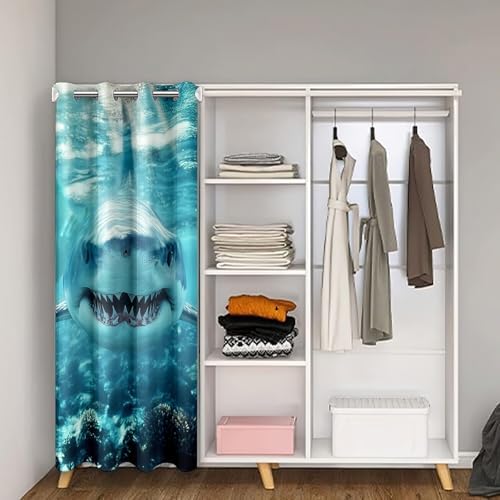 Erosebridal Shark Door Curtain 42x80 Blackout Panel