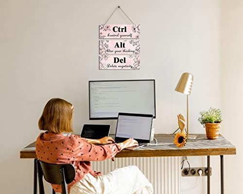 Ctrl Alt Del Wall Decor - Pink