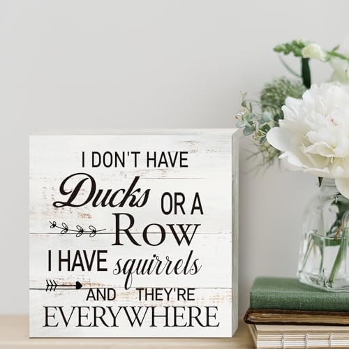 Funny Office Quote Wooden Box Sign 5x5 Inch 1