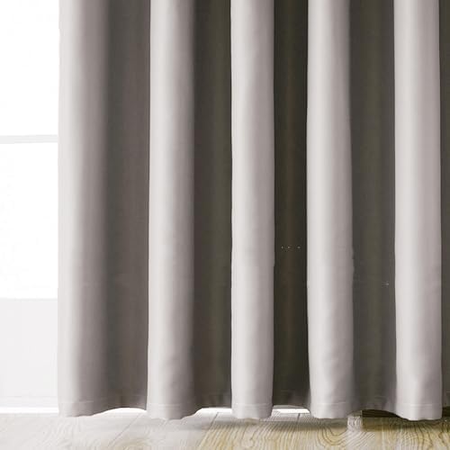 AiFish Grey Door Curtain 78 Inch Blackout Drape 1