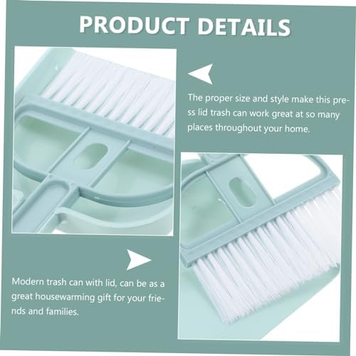 STOBOK Pet Fur Cleaning Broom Dustpan Set 1