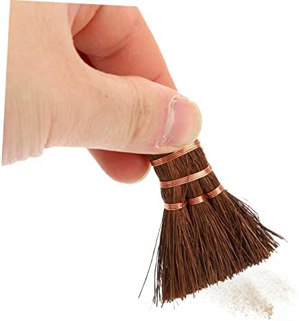 Mini Palm Broom Set for Tea Ceremony and Home Cleaning 1
