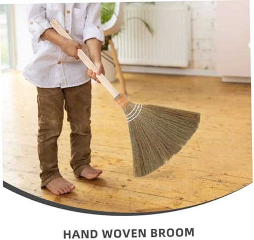 Minkissy 2pcs Natural Grass Soft Broom - 2515 Long Handle
