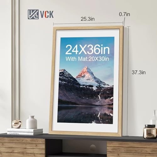 VCK 24x36 Poster Frame 5 Pack - Natural Oak