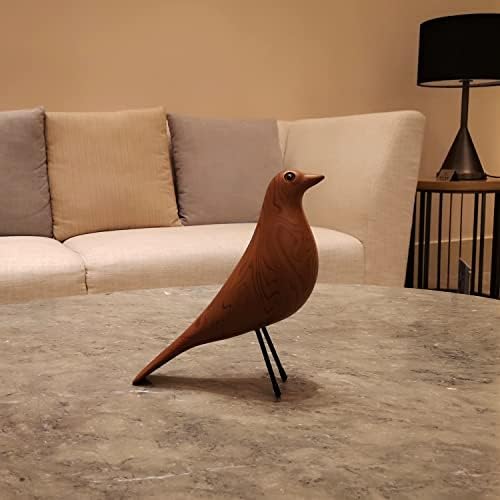Mid-Century House Bird Sculpture - Wood Color