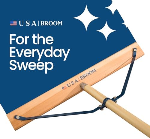 24 Everyday Sweep Push Broom with 60 Handle