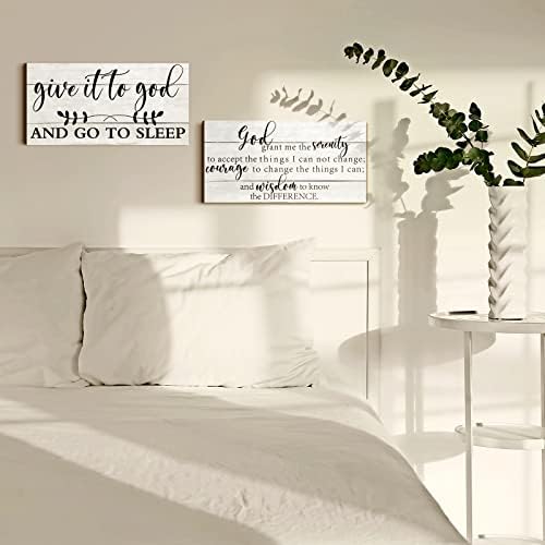 Chunful Give It to God and Go to Sleep Wall Sign