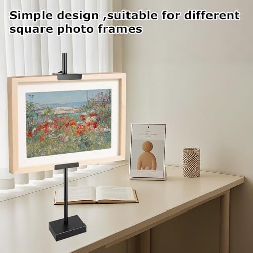 KBCLN Adjustable Metal Picture Frame Stand - 29 Inches Black Display Easel