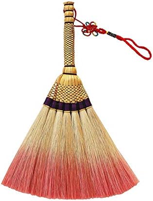 MXY Mini Broom with Short Handle for Home and Automotive Cleaning