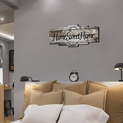 Jetec Home Sweet Home Sign Rustic Wood Wall Decor