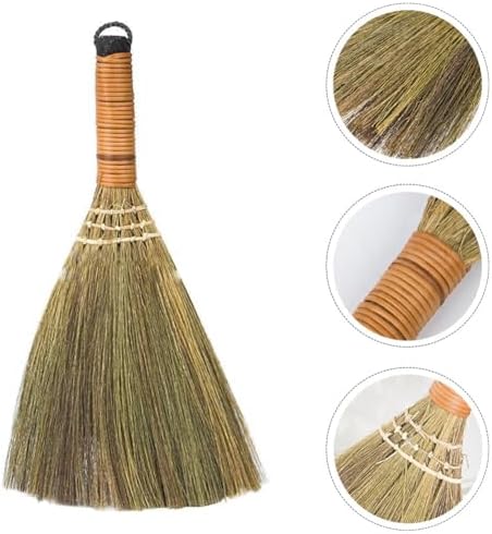 LIFKOME Mini Whisk Broom Set Natural Wood