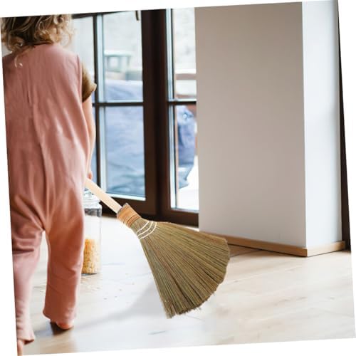Minkissy 2pcs Natural Grass Soft Broom - 2515 Long Handle