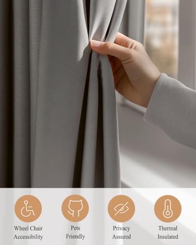 Onekaccu Sage Green Door Curtain with Grommet