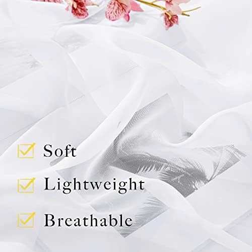 NICETOWN 90 Inch Sheer Curtains for Living Room