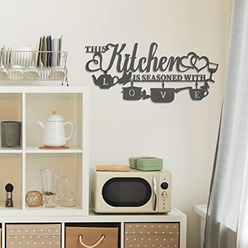 KHayRovies Metal Kitchen Wall Decor Sign 1