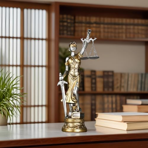 15 Inch Lady Justice Statue - Home Office Decor Sculpture