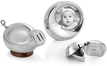 Nambe Baby Moon Frame 625x625x05 Silver Plate Glass