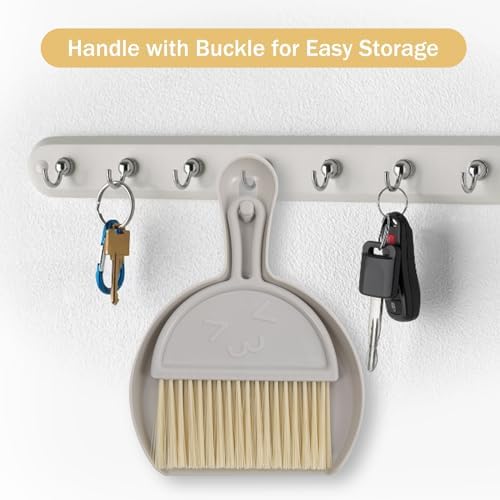 Ketive Mini Broom and Dustpan Set for Cleaning
