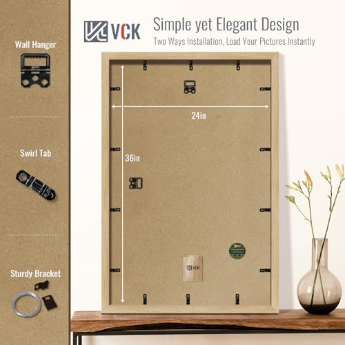 VCK 24x36 Poster Frame 5 Pack - Natural Oak