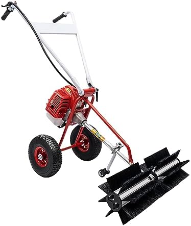 WXLTSGM 52CC Gas Push Broom for Lawn and Snow Cleaning