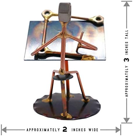 Draftsman Handmade Metal Art Figurine Desk Accessory Trophy