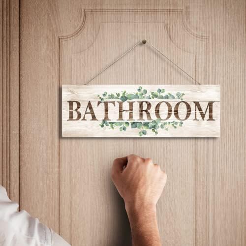 VGICH Bathroom Sign Wall Decor 47x137 Inches
