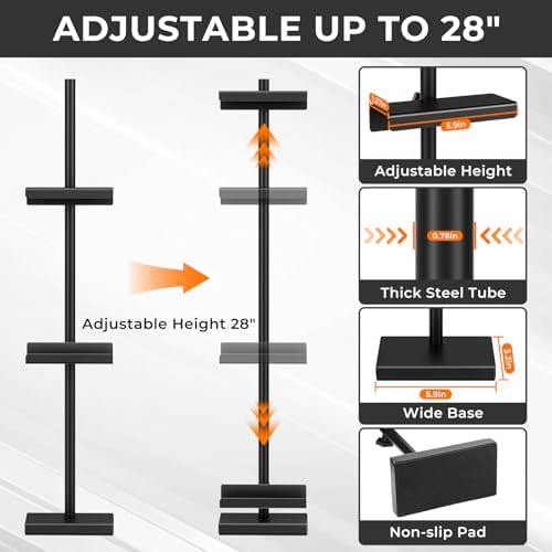 Adjustable Metal Picture Frame Easel Stand for 28 H Display
