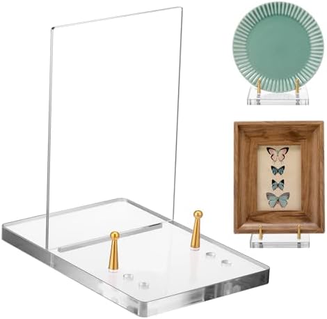 Acrylic Easel Stand for Clear Plate Display