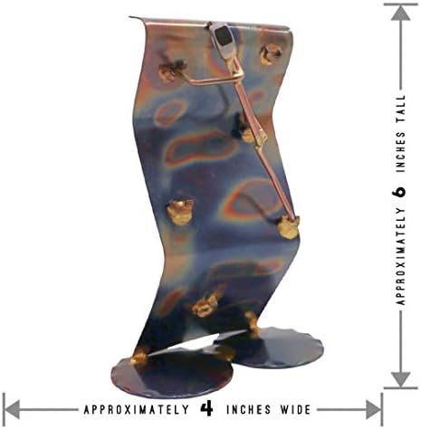 Rock Wall Climber Handmade Metal Art Figurine