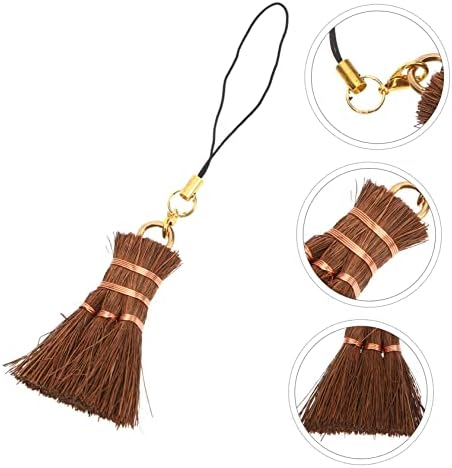 Beaupretty Mini Palm Broom for Desk Cleaning