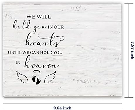 SUNBMO Memorial Picture Frame - Baby Remembrance Keepsake Gift 1
