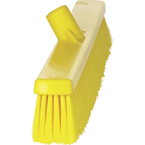 Vikan Push Broom with Soft Filament 24 Inch Yellow