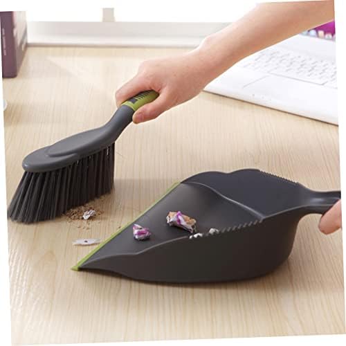 Healeved 2sets Mini Broom and Dustpan for Desktop Cleaning
