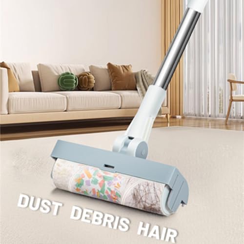 5-in-1 Foldable Cleaning Kit with Pet Hair Roller and Window Squeegee