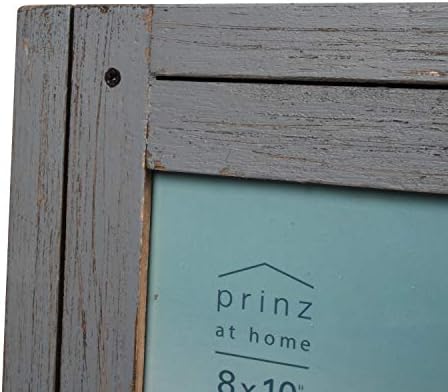 Prinz Homestead 8x10 Rustic Gray Picture Frame with Two-Way Easel
