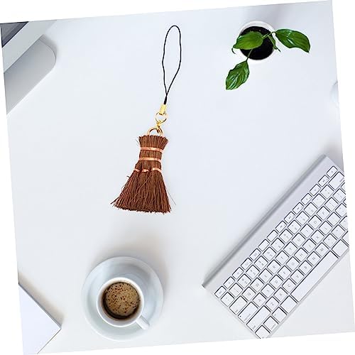 LOEFLIFA Palm Whisk Broom for Tea Ceremony and Office Cleaning 1