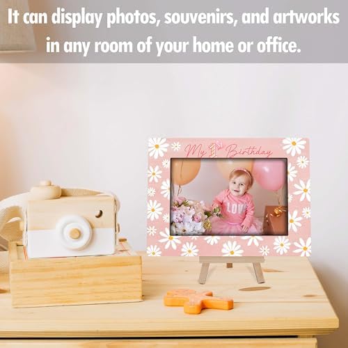 Cazhes My 1st Birthday Picture Frame Daisy 4x6