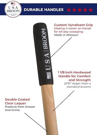 24 Everyday Sweep Push Broom with 60 Handle