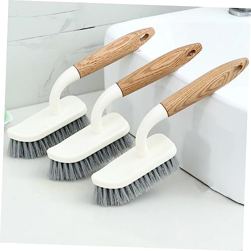 Hoement 2pcs Hard Bristle Floor Brush Set