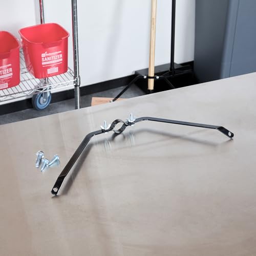 Restaurantware Broom Brace - 1142 Inch Sturdy Black Iron Bracket