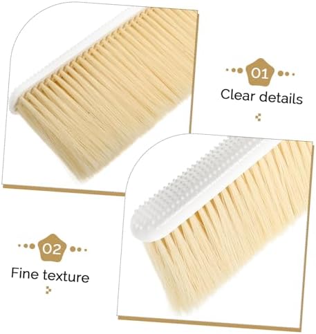 GOOHOCHY Wooden Duster Brush for Bed Sofa Carpet Cleaning