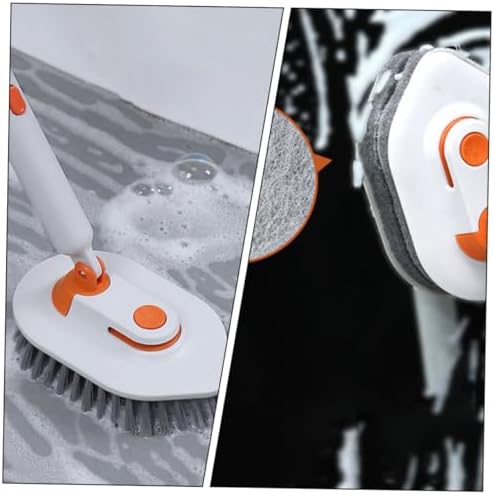 1 Set Extendable Handle Floor Brush for Bathroom and Kitchen Cleaning