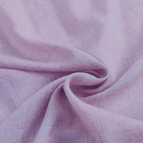 Anpark Purple Sheer Curtains 2 Panels 104 Inches Wide