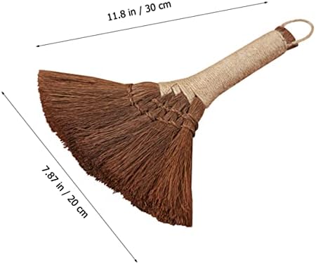 MOLUCKFU Palm Fiber Dust Broom for Cleaning Hard to Reach Areas