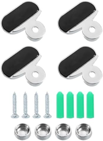 PATIKIL 4Pcs Mirror Clips for 3-5mm Glass
