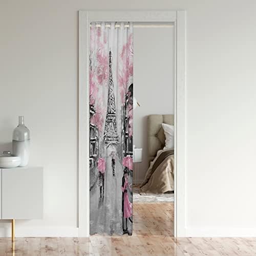 Erosebridal Paris Door Curtain with Eiffel Tower Design 1